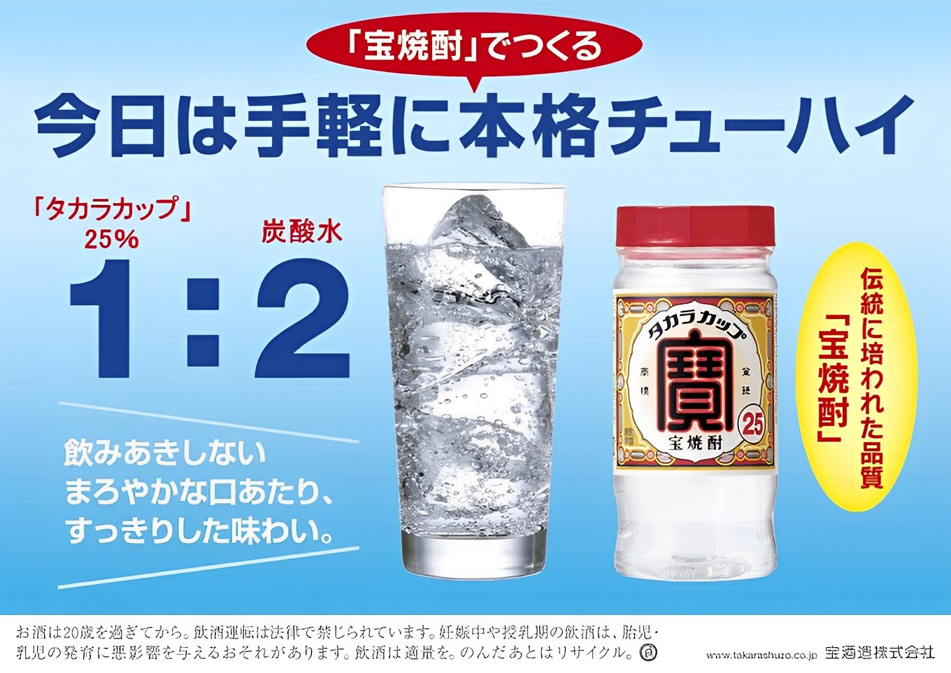 宝焼酎 甲２５° タカラカップ ペットカップ 220ml 24本