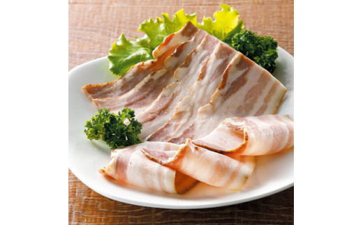 【定期便】子供に食べさせたい無添加ベーコン＆ハム＆パンチェッタ吊焼きB　全３回_イメージ3