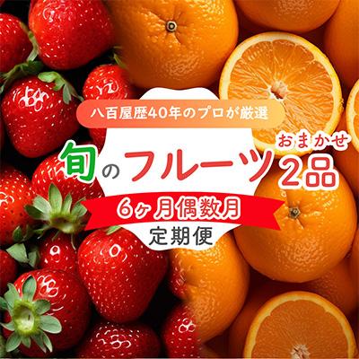 ふるさと納税 長崎市 【発送月固定定期便】旬のフルーツセット 季節により厳選した果物を1〜2品目　詰め合わせ全6回