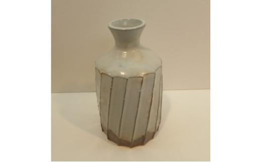 萩焼 萩しのぎ花入　｜HG000489