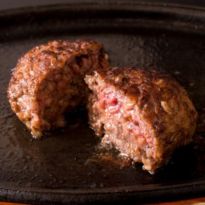 ふるさと納税 水戸市 常陸牛100%ハンバーグ100g×4個 無添加 タレ付【創業60年の老舗肉店手造りのおすすめお礼品】 |  | 01