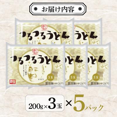 ふるさと納税 泉佐野市 麺名人 つるつるうどん 15食 個包装 099H2513 |  | 02