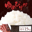 【ふるさと納税】新米【令和6年度産】 ゆめぴりか 精米 15kg オンライン 申請 ふるさと納税 北海道 新十津川 北海道産 米 ブランド ブランド米 お米 北海道米 ご飯 ごはん ギフト 贈り物 新十津川町【1101402】