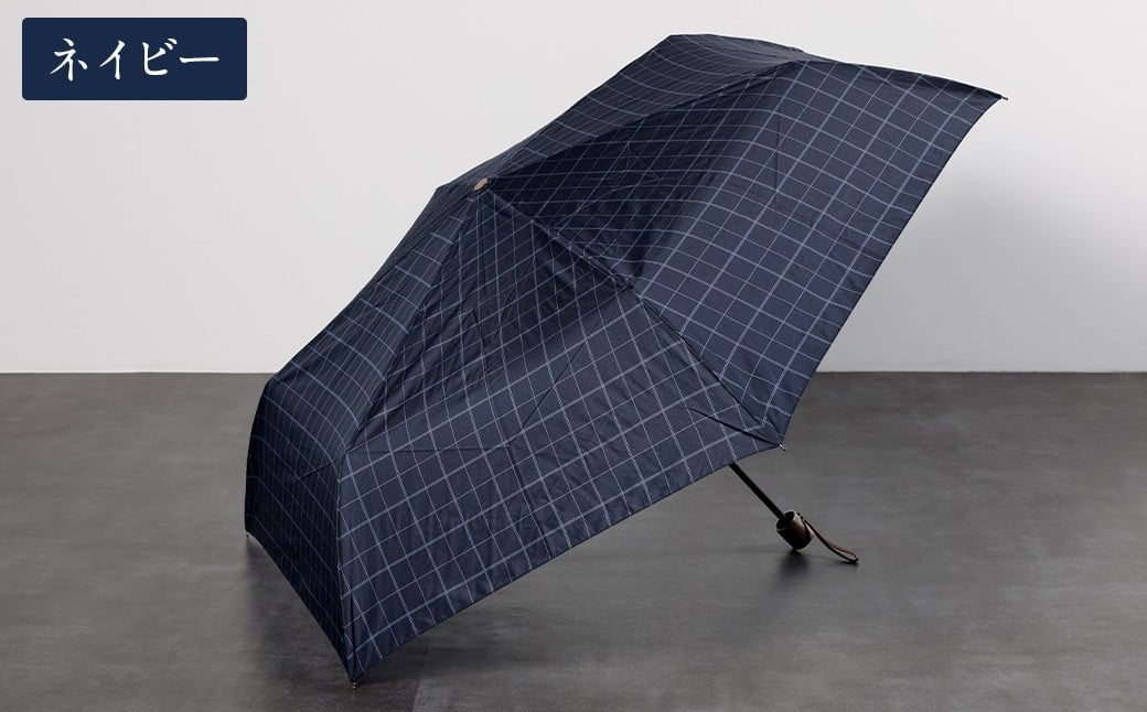 【カラーが選べる】紳士チェック柄大判 65㎝ラクミニ 折りたたみ傘 ブラック 傘 雨傘 雨具 メンズ コンパクト 携帯 福岡県 筑後市