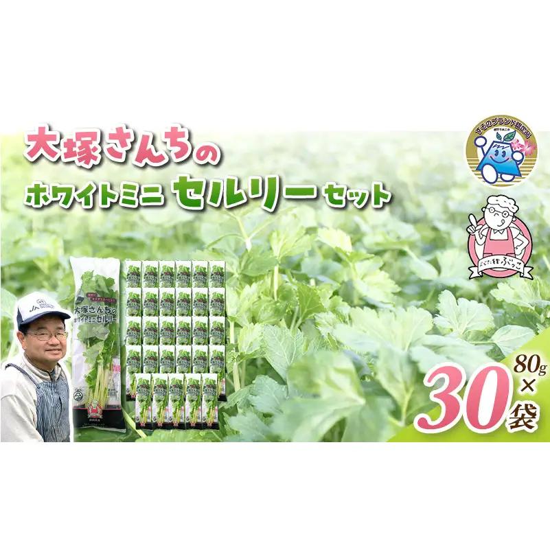 ホワイトミニセルリー セロリ 野菜 ホワイトミニセルリー【30袋】
