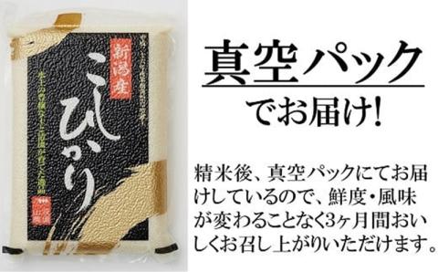 新米先行予約【令和8年産米】真空パック 特別栽培米 コシヒカリ 無洗米 6kg（3kg×2袋） 山波農場 お米 新潟県産[Y0061]