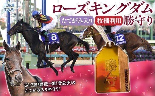 【ローズキングダム】【御守り】たてがみ入り牧柵利用　勝守り 【ふるさと納税 人気 おすすめ ランキング 馬 競馬 競走馬 引退馬 ローズキングダム 御守り お守り 御守 勝守り 生活 日高 北海道 平取町 びらとり 送料無料】 BRTV251