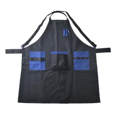 ふるさと納税 関市 「.」KITEN キャンパーズエプロン 【黒×ネイビー】 〈焚き火用多機能エプロン〉 |  | 01