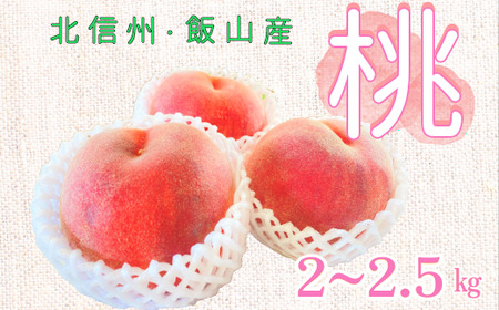 【先行予約】桃【約2〜2.5kg (6〜9玉)】(7-A18)