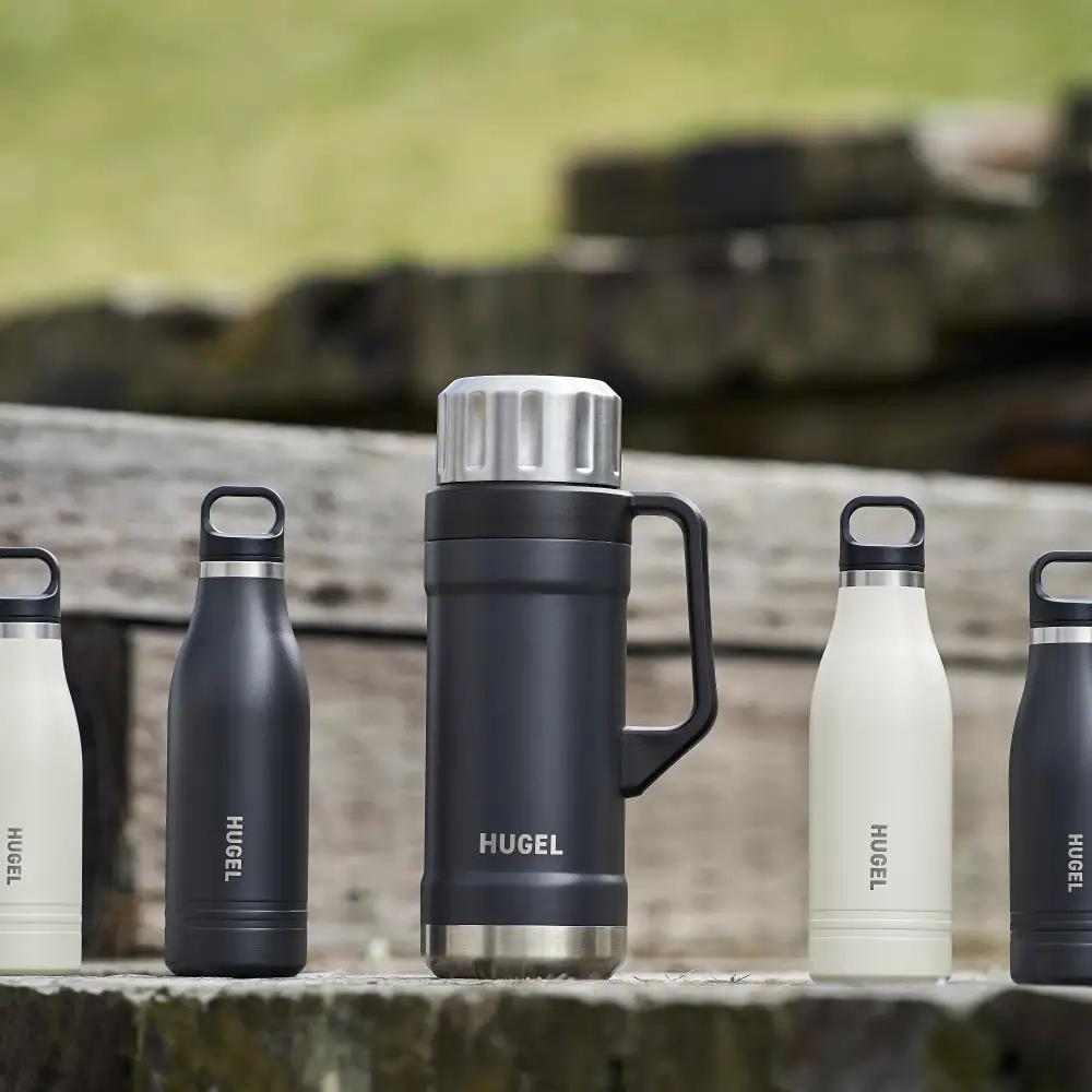 ＨＵＧＥＬ 真空断熱マグボトル ５００ｍｌ HSB-500 アッシュホワイト