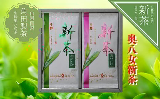 【新茶】奥八女新茶　詰合わせ(2本)【2025年5月発送開始】