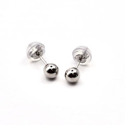 ふるさと納税 甲府市 【ジュエリー】Pt900 地金 シンプル ボール ピアス (4mm) 保証書付 KO-0002 |  | 02