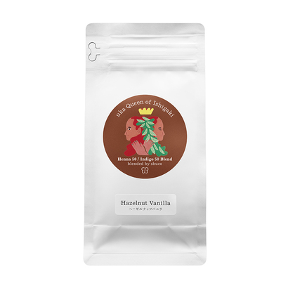 ｢石垣島産ヘナ使用｣ uka Queen of Ishigaki BlendⅠ Hazelnut vanilla 【 沖縄 石垣 天然 オーガニック ヘナ インディゴ ヘアカラー 染 】KU-1_B1