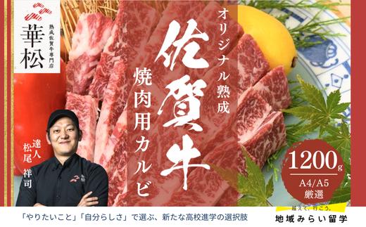 
A4 A5 佐賀牛 焼肉用カルビ1,200g
