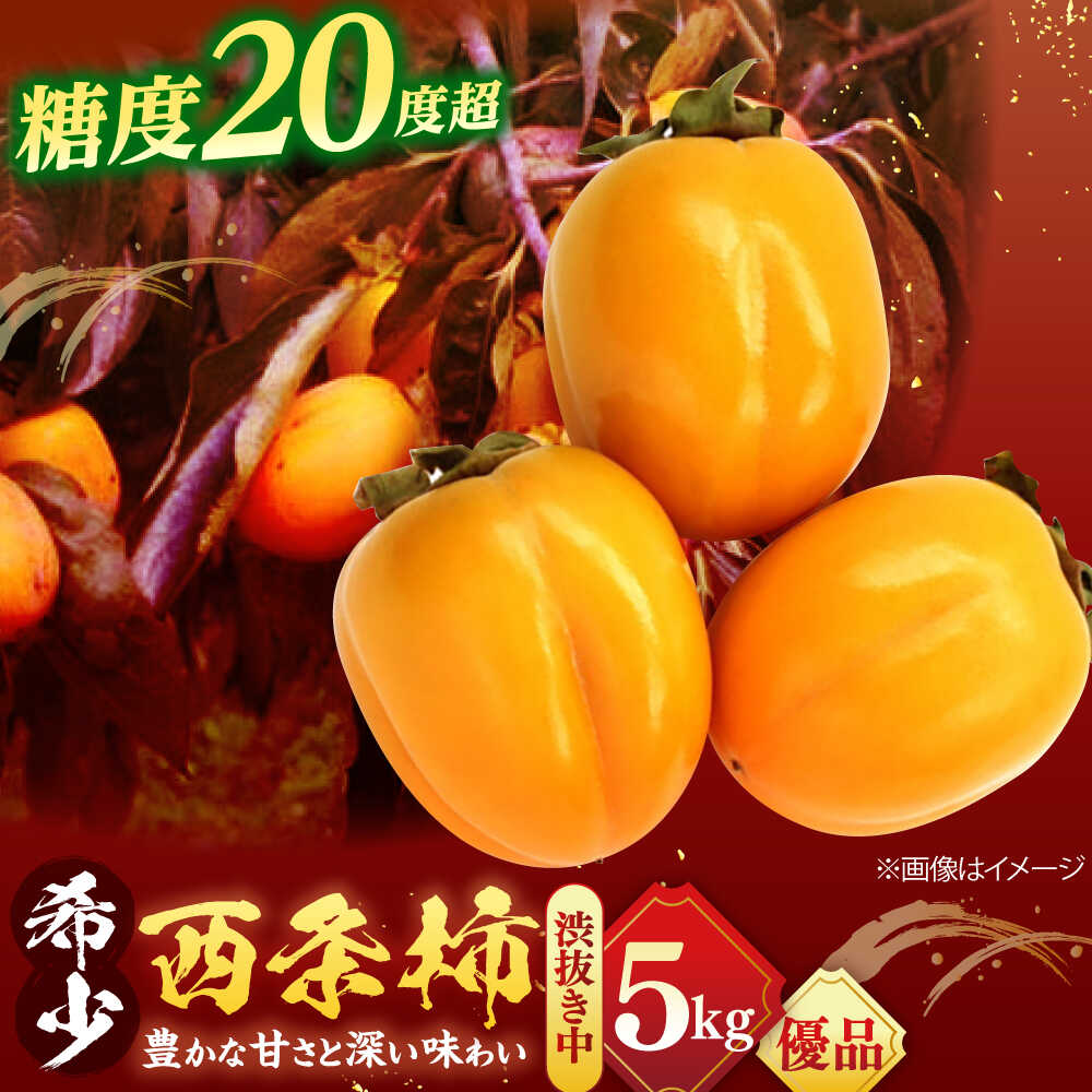 【ふるさと納税】【先行予約】【10個限定】【優品】 とろ〜り甘さの極み！合わせ柿 5kg 島根県松江市/マルカミ農縁株式会社 [ALCM013] ｜ 干柿 干し柿 柿 カキ かき 秋 フルーツ 果物 スイーツ ドライフルーツ 高糖度 高級柿 ギフト 贈答 人気 おすすめ ランキング くだもの