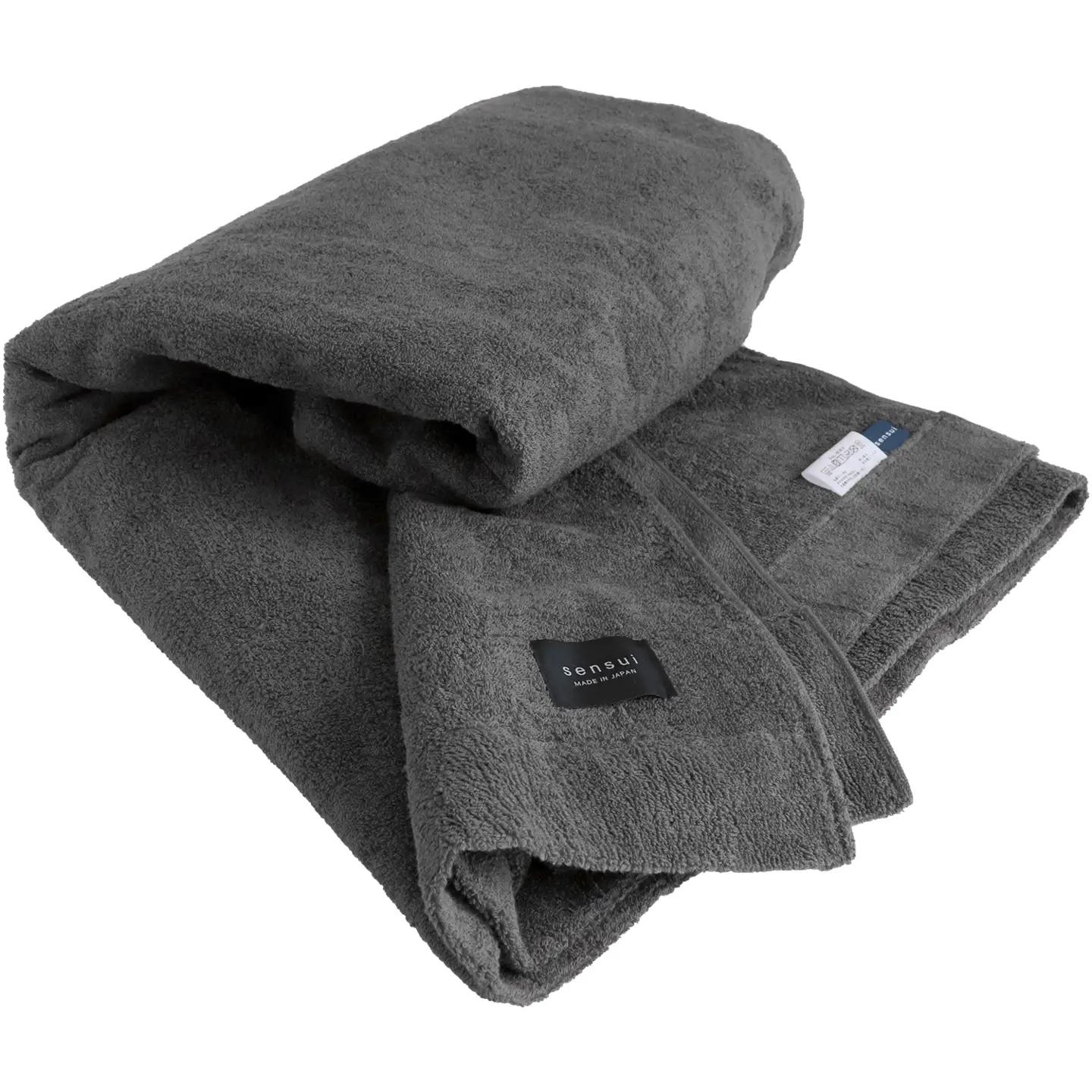 【高島屋選定品】ヒオリエ sensui タオルケット(チャコール)