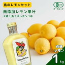 【ふるさと納税】島のレモンセット 香る無添加レモン果汁 大崎上島ナポレモン 200mL 1本 / 広島県産 オーガニックレモン1kg 国産 瀬戸内 有機レモン オーガニック 有機JAS 果汁100% レモン 濃厚 甘さ控えめ 免疫力向上 健康 ビタミンC クエン酸 抗酸化 ソーダ 炭酸水