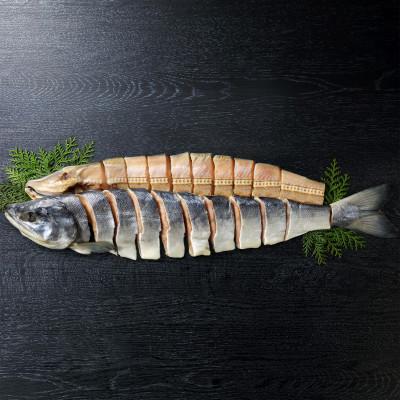 ふるさと納税 斜里町 北海道産　秋鮭寒風干し　約1.2kg〜約1.5kg