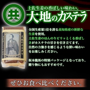 味比べ老舗のカステラ3本セット 醤油カステラ  こだわり卵のカステラ 大地のカステラ  国産 スイーツ デザート 焼き菓子 ケーキ 高知県 須崎市 MK023