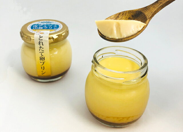 【ふるさと納税】南アルプス山麓プリン（とれたて卵のプリン）8本セット　ぷりん プリン たまご 卵 鶏卵 お菓子 おやつ スイーツ