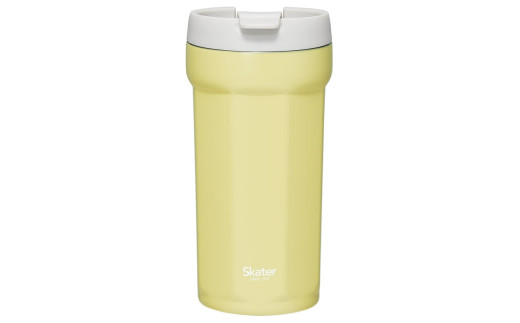 八角形ステンレスタンブラー 350ml サフランイエロー 〈スケーター〉  タンブラー  保温 保冷 フタ付き 奈良県 奈良市 なら 8-057
