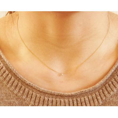 ふるさと納税 中央市 K18イエローゴールドダイヤネックレス |  | 02