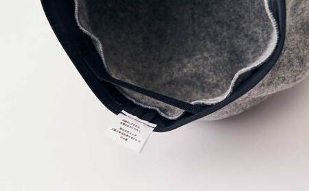 ベレー帽 ウールベレー帽 MIXED LIGHT GRAY フリーサイズ（直径26cm）