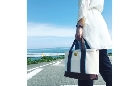 バンナイズ　スタッフオーダートート／Aiモデル　バンナイズ 帆布 お散歩 買い物 お出かけ ショッピング 生成×ブラウン
