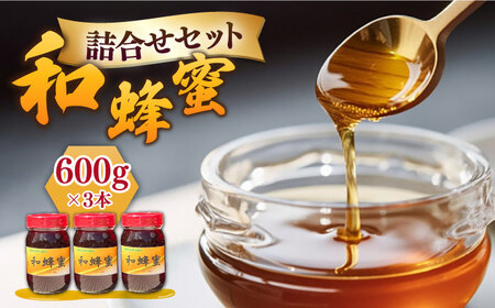 和蜂蜜（ニホンミツバチはちみつ） 600g×3本 [JDP006] ハチミツ 蜂蜜 はちみつ ジャム 日本ミツバチ 二ホンミツバチ 84000 84000円 のし プレゼント ギフト 九州