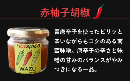 国産 唐辛子 4種セットB（ 赤柚子胡椒 / 一味(鷹の爪) / 青唐辛子味噌 / にんにく味噌 ） 