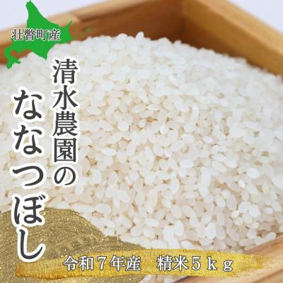 ふるさと納税 壮瞥町 【令和7年産】北海道壮瞥町産　清水農園のななつぼし 5kg SBTO015