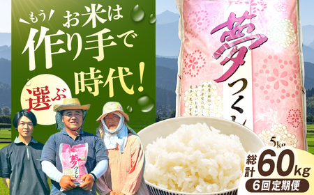 【6回定期便】令和8年産 福岡県産米 夢つくし10kg（5kg×2袋） 広川町 / たなか農産[AFCJ010]