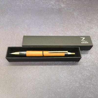 ふるさと納税 川越市 欅(けやき)木軸ペン　スタンダードタイプ・シャープペンシル(ゴールド&シルバー金具) 固定ノック |  | 03