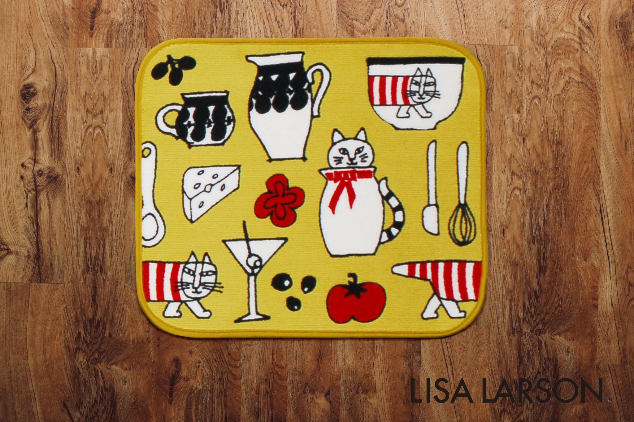 
B272　4色から選べるLISALARSON リサ・ラーソン バスマット 50×60cm
