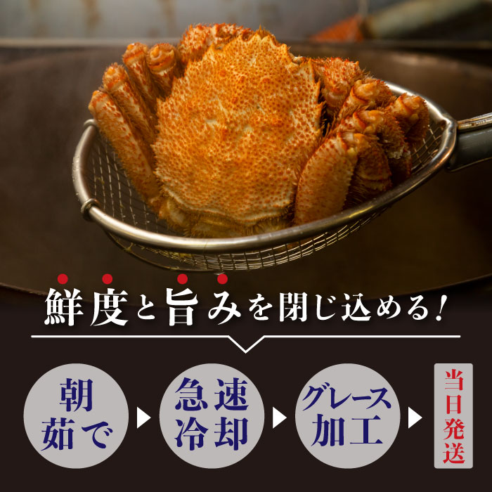 【北海道産】『冷凍』毛がに300g前後×6杯【急速冷凍】【52001501】