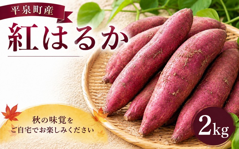 
                  【10月下旬より発送】 平泉町産 紅はるか さつまいも 2kg / 蜜芋 サツマイモ 芋 熟成 甘い ねっとり 焼き芋 野菜 期間限定
                