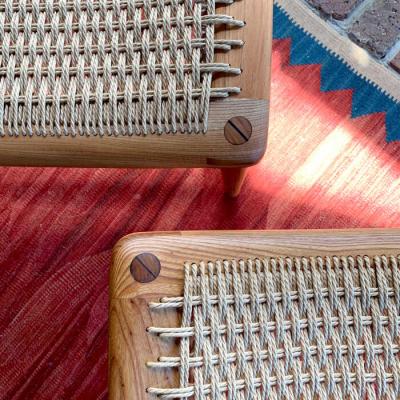 ふるさと納税 糸島市 編み座 の スツール ( 小 ) 糸島市/【カントリーチェア】【いとしまごころ】[ATC014] |  | 01