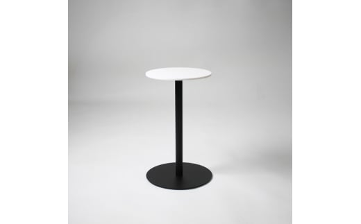 【KUROSHIRO premium｜abekin】大理石サイドテーブル ABSS-B-35 (黒) FC050079