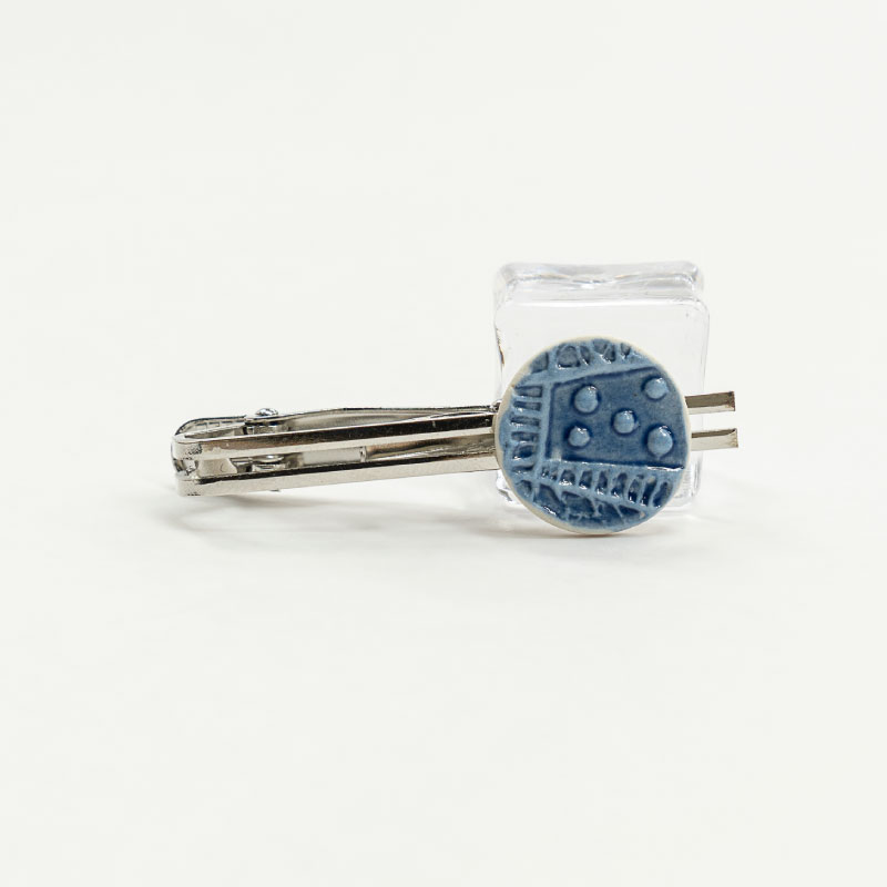 【ふるさと納税】陶器タイピン　SH-MN004　 工芸品 タイピン ビジネス 半磁器