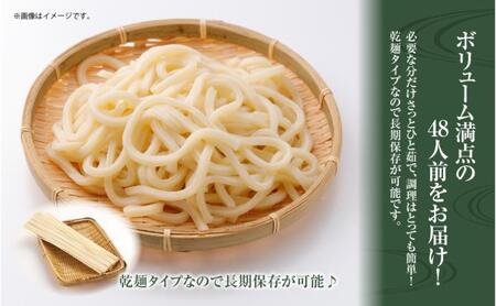 うどん ひゃんで 600g×8袋 約48人前 乾麺 うどん