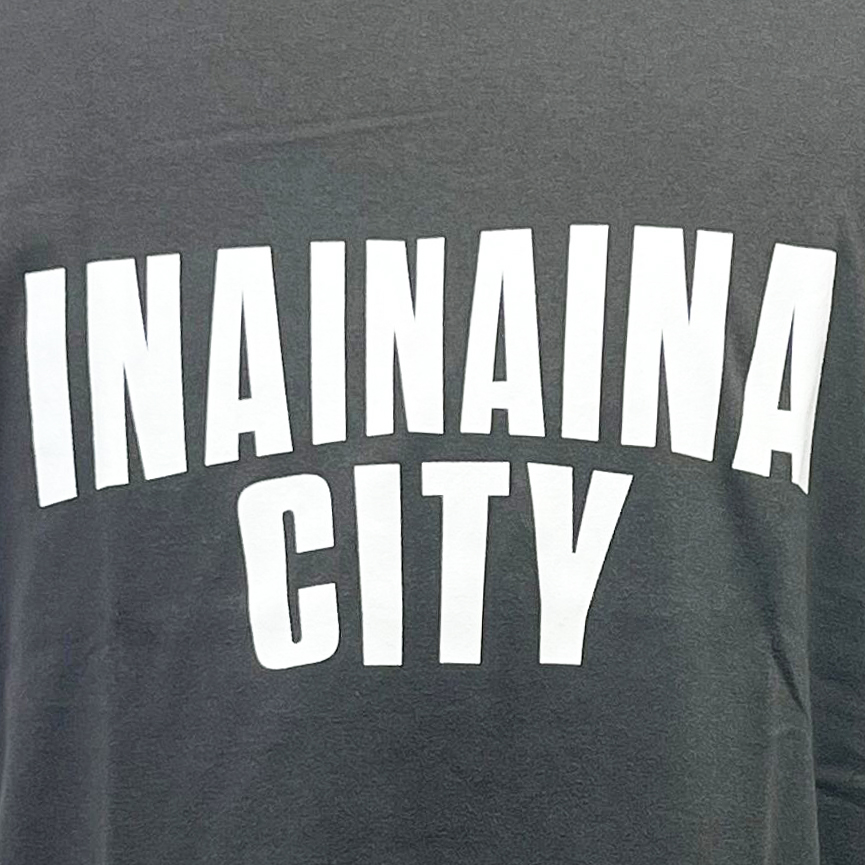 INA CITY Tシャツ ブラックSサイズ | アパレル 服 洋服 Tシャツ ロゴT シャツ 伊那デザイン シンプルT ホワイト ブラック ご当地T ローカルブランド カジュアル 伊那市 ふるさと納