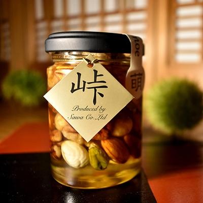 ふるさと納税 和歌山市 ナッツの蜂蜜漬【峠プレミアム　萌(MOE)】〜熊野古道　峠の蜂蜜×ナッツ