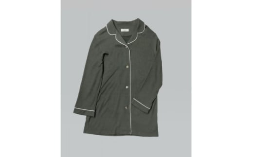 パイピングパジャマセットアップトップス　ログウッドエンジュグリーン【1694996】