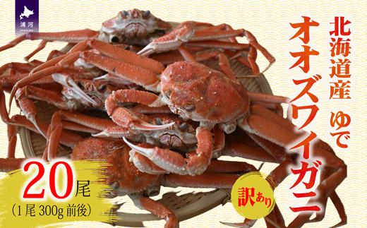 
                  訳あり ゆでオオズワイガニ300g前後×20尾[02-1558]
                