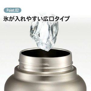 【水筒】 ダイレクトボトル 1000ml ステンレス製 ブラック （スケーター株式会社） 11-025 ハンドル付き水筒