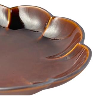 有田焼 飴釉縁錆変形パスタ・カレー皿【ARITAYAKI-STORE】食器 うつわ 高級食器 プレート ハンドメイド お洒落 和食器 A20-533_イメージ4