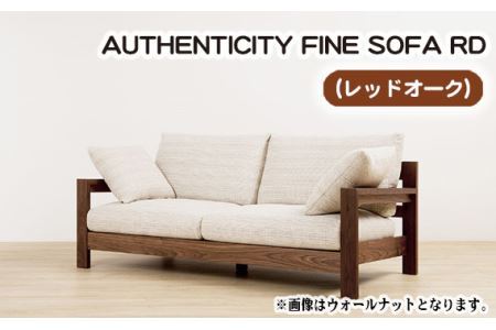 No.871-09 （レッドオーク）AUTHENTICITY FINE SOFA RD W（ホワイト）