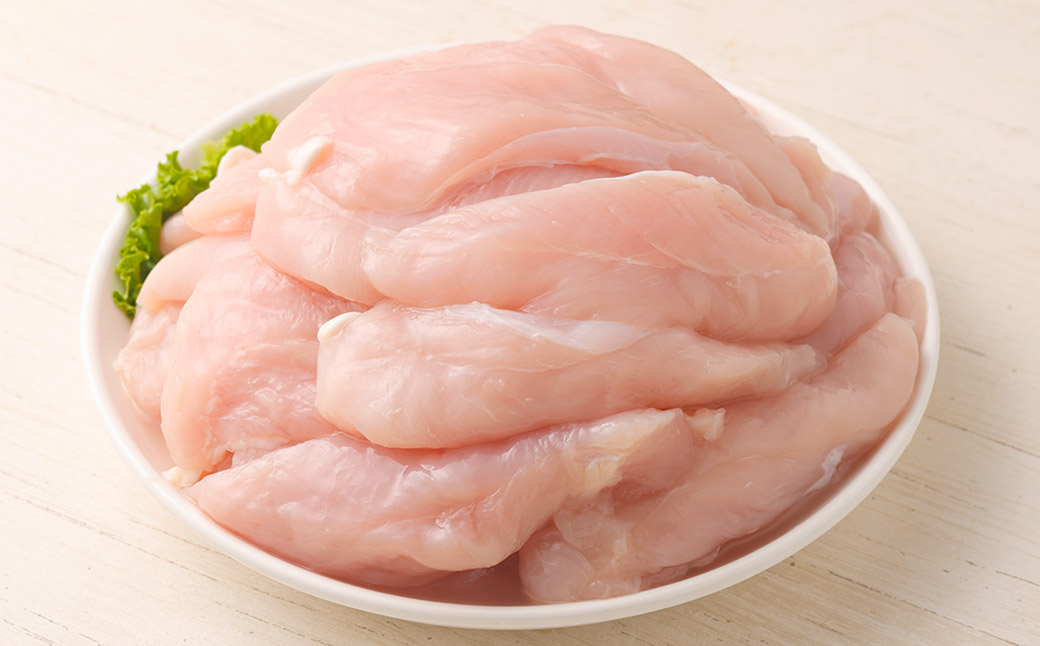 【1ヶ月毎10回定期便】 九州産 むね肉・ささみセット 計約34kg（約3.4kg✕10回） 鶏肉 むね肉 ささみ