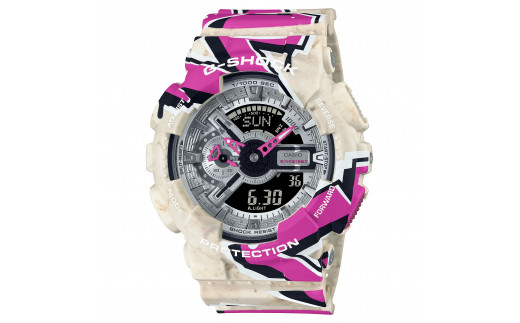 【期間限定(12/26～1/31)寄附額】カシオ G-SHOCK GA-110SS-1AJR Gショック CASIO 腕時計 時計 アウトドア ファッション 松村時計店 岩手県 北上市  M0067