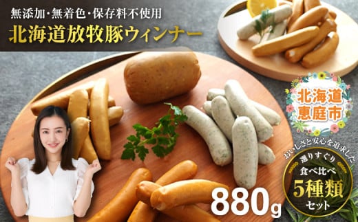 
            北海道産放牧豚ウインナーセット 無添加 安心 安全 ソーセージ 豚肉 放牧豚 北海道 ファーマーズファクトリー ウインナー ふるさと納税 恵庭市 恵庭【12000201】
          